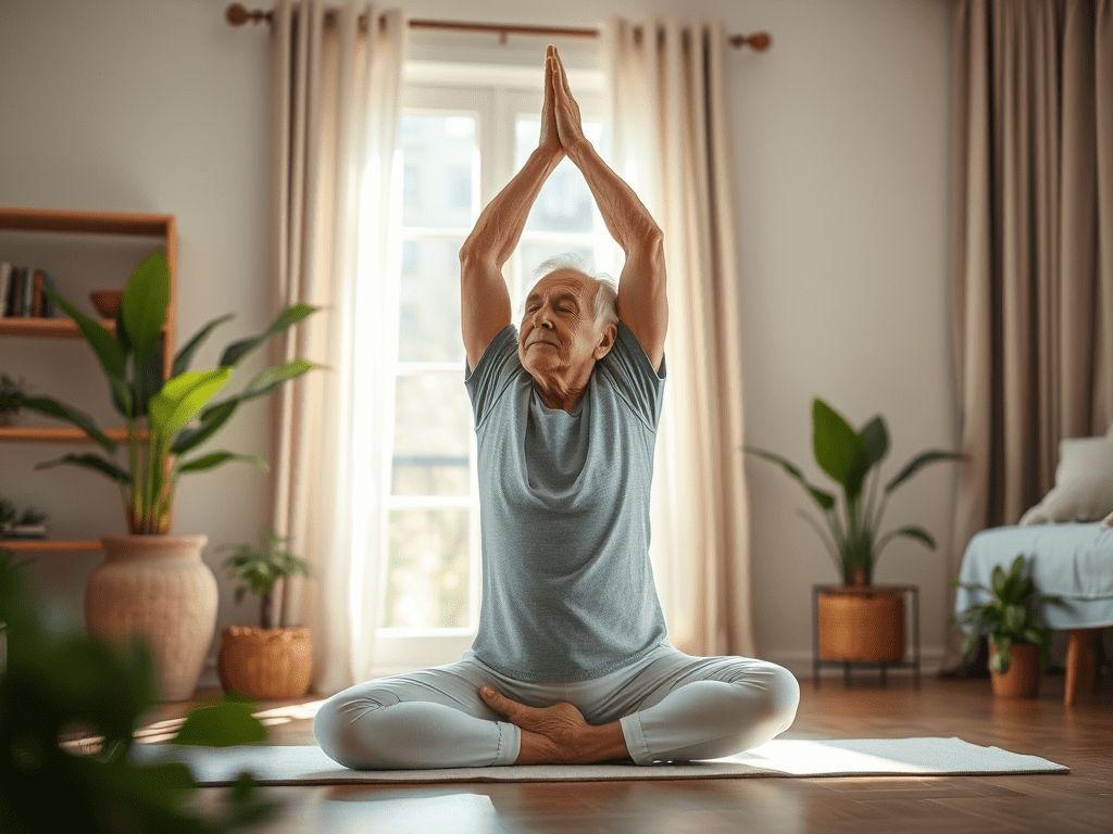 Yoga for Neck Pain Relief: A 7-Day No-Prop Beginner Challenge for Seniors