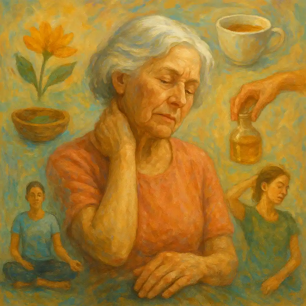 Managing Neck Pain in Seniors: A Holistic, Practical Guide With Gentle Therapies, Daily Habits, and Energetic Intent