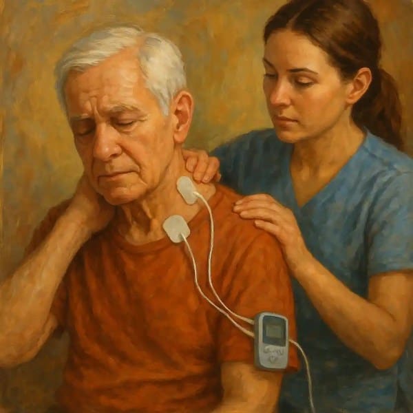 Neck Pain Relief for Seniors: Practical PT and TENS Techniques That Bridge Clinic and Home Care