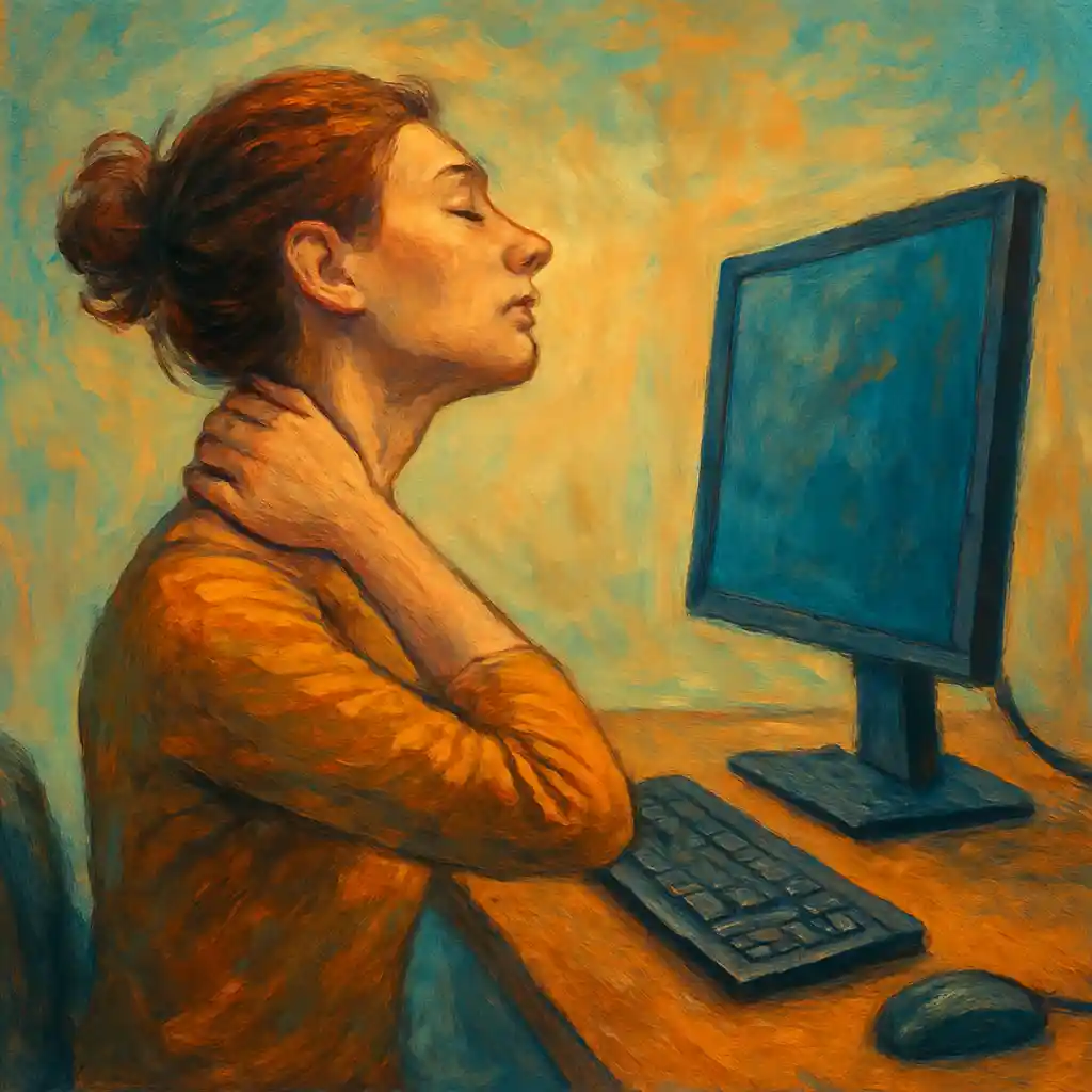 Screen Alignment Secrets: Height Hacks for Neck Tension Release